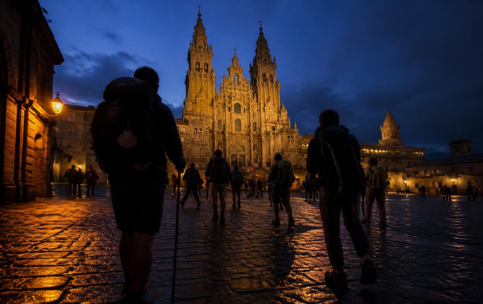 Llegada a Santiago de Compostela